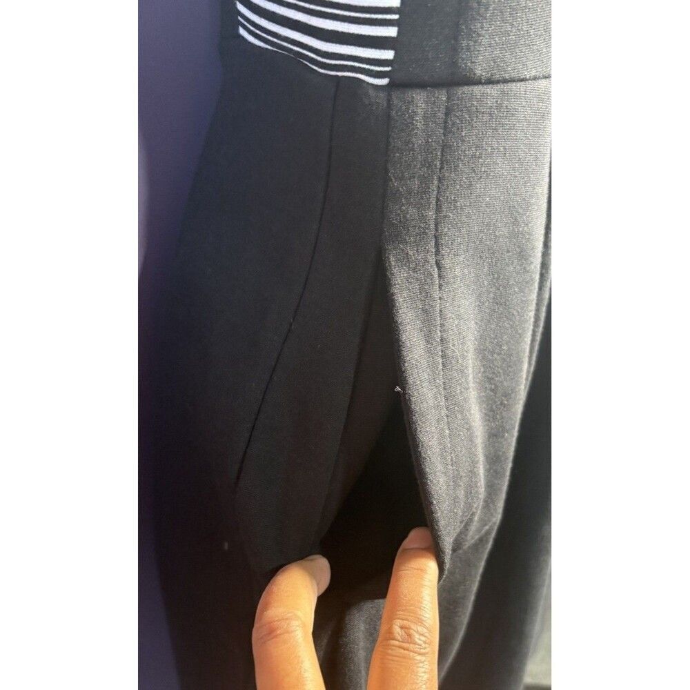 Madewell Abroad Dress Women’s Size 0 Black and White Striped Fit Flare Mini - Picture 5 of 11